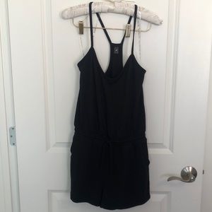 BEYOND YOGA Black Short Soft Romper